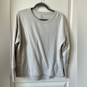 All In Motion crew neck sweatshirt size XXL in a cream color. EUC